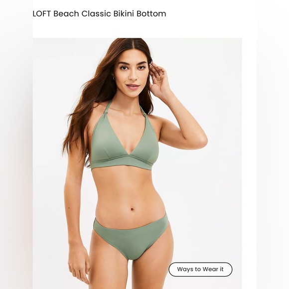 Loft Beach Halter Bikini Top AND Bottom - Picture 7 of 7